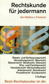 Rechtskunde für Jedermann