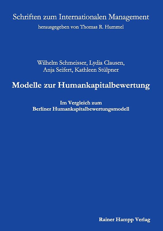 Modelle zur Humankapitalbewertung