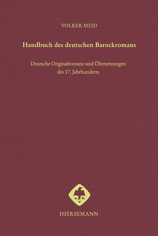 Handbuch des deutschen Barockromans