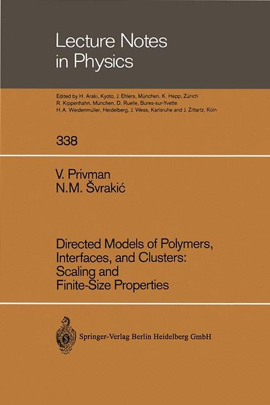 Directed Models of Polymers, Interfaces, and Clusters: Scaling and Finite-Size Properties