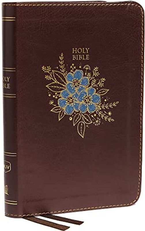 NKJV, Thinline Bible, Compact, Imitation Leather, Burgundy, Red Letter Edition