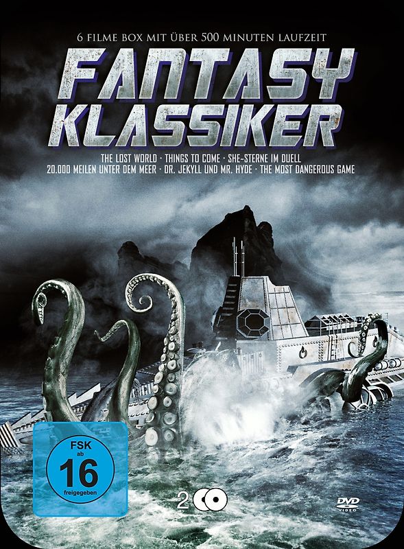 Fantasy Klassiker - Metallbox ( 2 DVDs mit 6 Filme) DVD