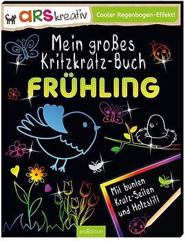 Mein großes Kritzkratz-Buch Frühling
