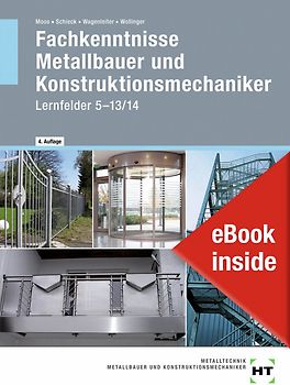 eBook inside: Buch und eBook Fachkenntnisse Metallbauer und Konstruktionsmechaniker