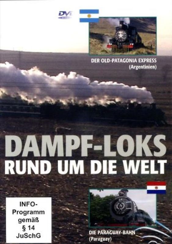 Paket Dampf-Loks - Rund um die Welt [5 DVDs] DVD
