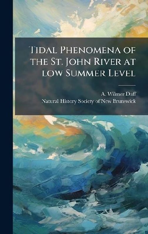 Tidal Phenomena of the St. John River at low Summer Level