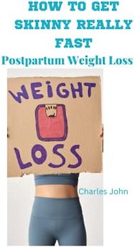 HOW TO GET SKINNY REALLY FAST: Postpartum Weight Loss