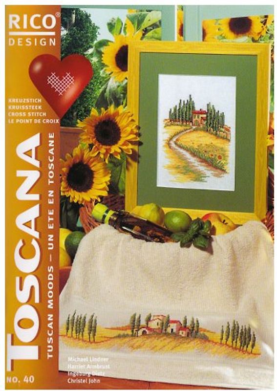 Toscana. 28 Stickideen zum Kreuzstich zählen