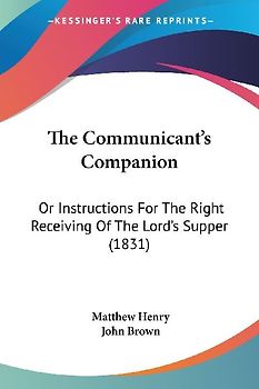 The Communicant's Companion
