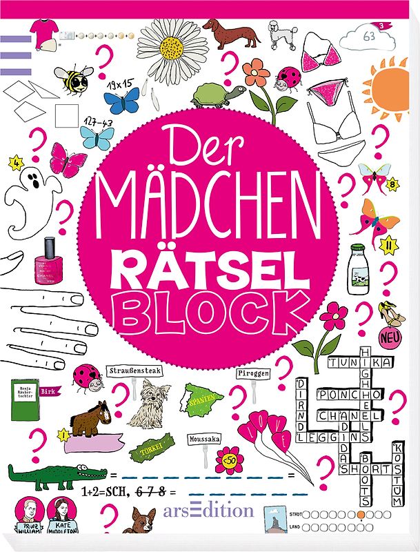 Der Mädchen-Rätsel-Block