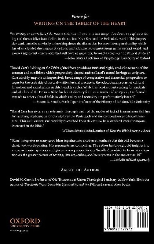 Writing on the Tablet of the Heart