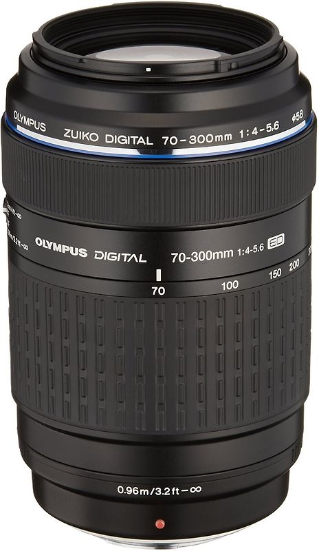 Olympus 70-300 mm F4.0-5.6 ED 58 mm Objectif (adapté à Four Thirds) noir