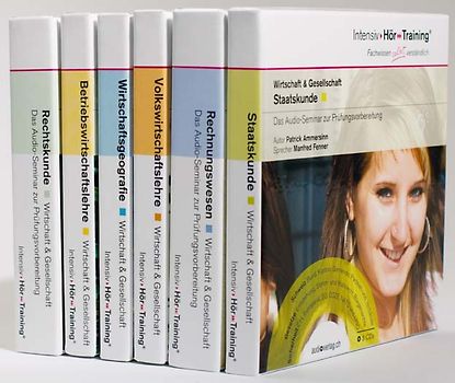 38 CDs - IntensivHörTraining® Wirtschaft und Gesellschaft: Recht / RW / BWL / VWL / Wirtschaftsgeografie / Staatskunde