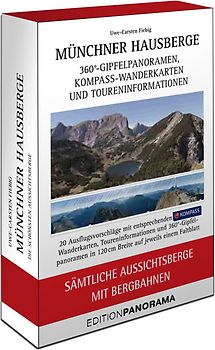 Münchner Hausberge Faltpanoramen