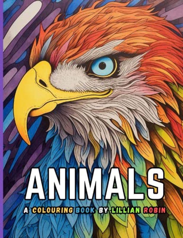 Animals: Lillian Robin Colouring Books
