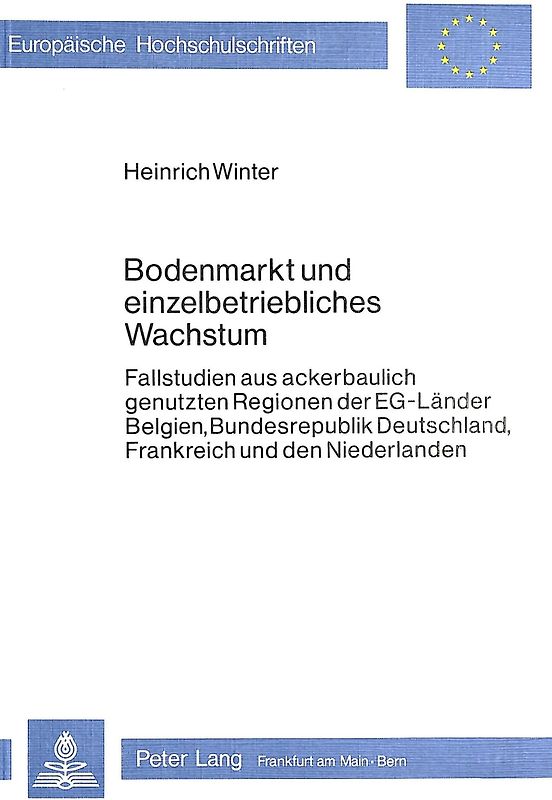 Bodenmarkt und einzelbetriebliches Wachstum