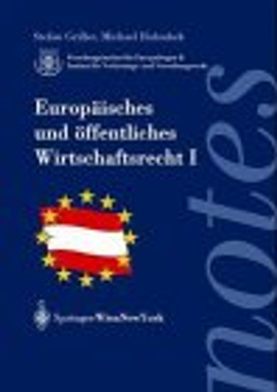 Europäisches und öffentliches Wirtschaftsrecht I