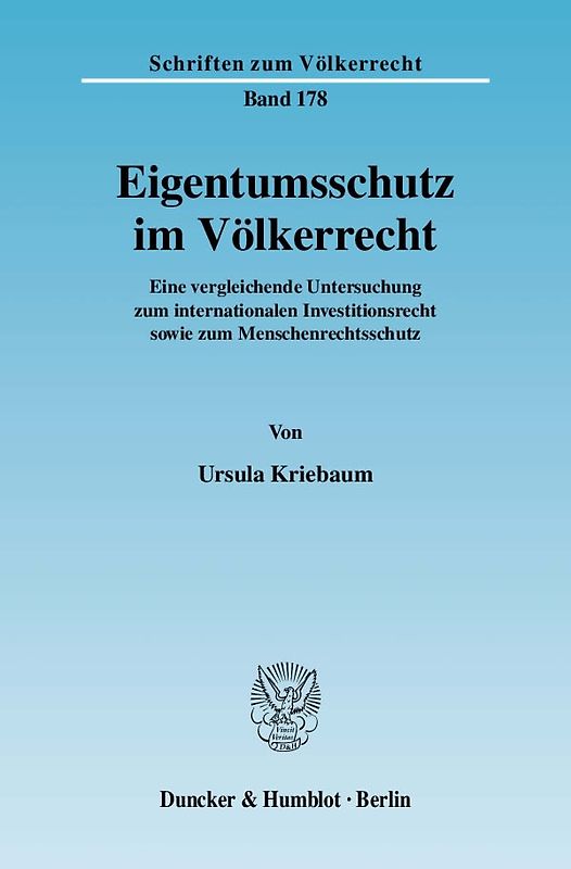 Eigentumsschutz im Völkerrecht.