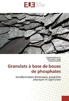 Granulats à base de boues de phosphates