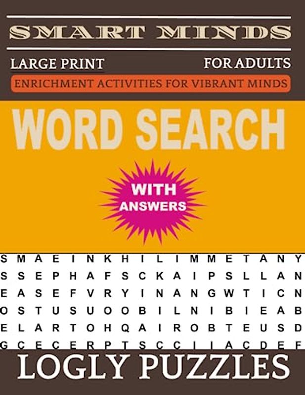 Word Search Book Large Print for Adults: 2400+ words New Fun and Relaxing Puzzles Book for Adults & Seniors with Answers Key