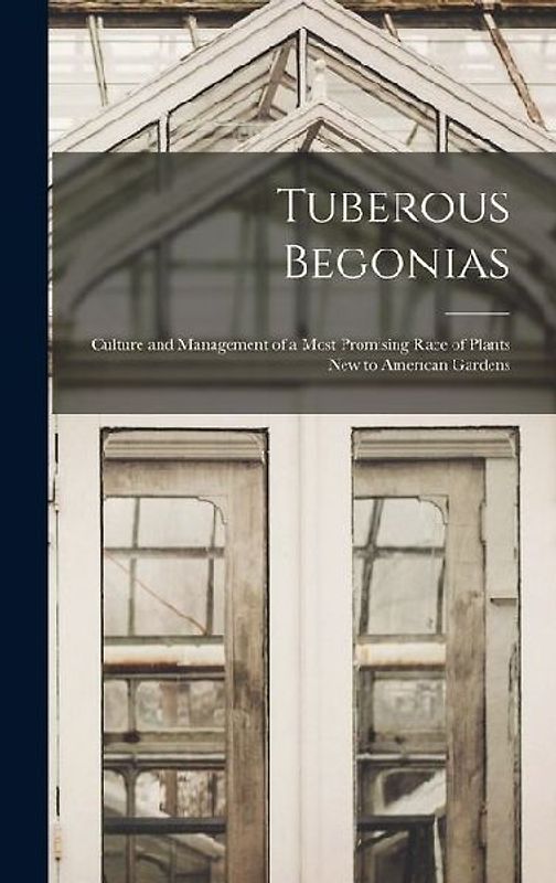 Tuberous Begonias; Culture and Management of a Most Promising Race of Plants new to American Gardens