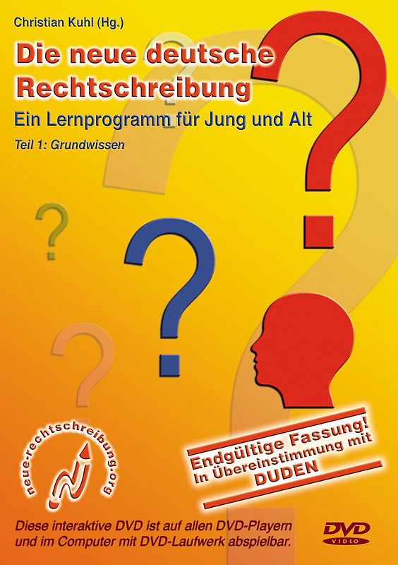 neue deutsche Rechtschreibung, Die DVD