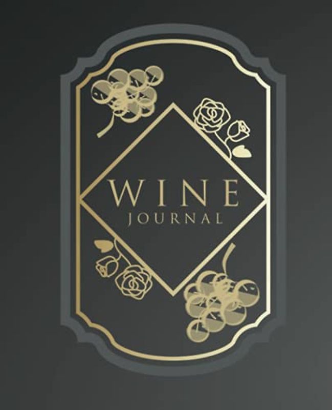 Wine Journal: Tasting and Impressions - Wine Folly Notebook and Diary - 7.5 x 9.25 Inches - 110 Pages