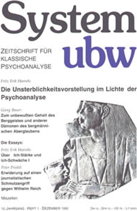 Die Unsterblichkeitsvorstellung im Lichte der Psychoanalyse