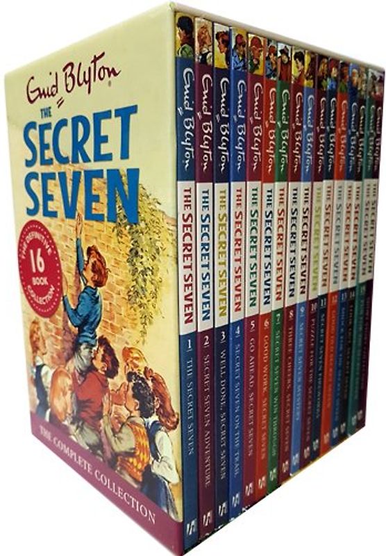 Secret Seven Complete Library Enid Blyton Collection 16 Books Bundle (The Secret Seven, Secret Seven Adventure, Secret Seven on the Trial, Secret Seven win Through, Secret Seven Mystery)