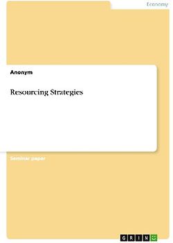 Resourcing Strategies