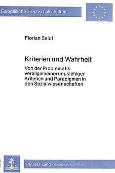 Kriterien und Wahrheit