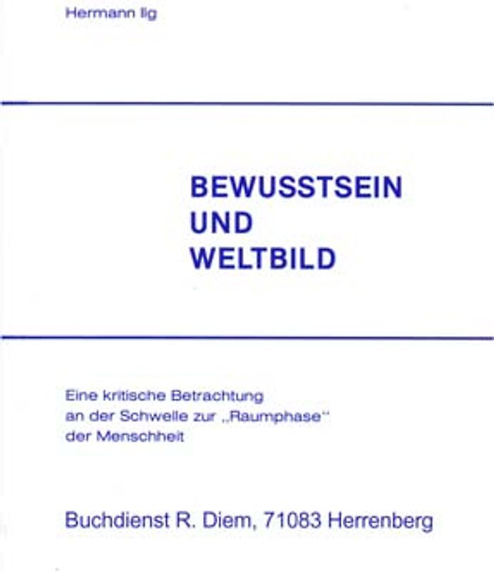 Bewußtsein und Weltbild