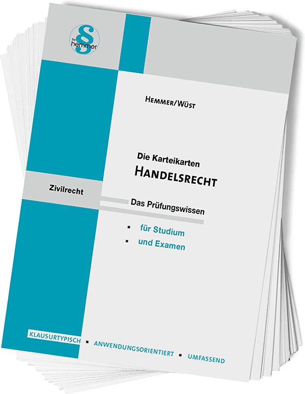 Die Karteikarten Handelsrecht