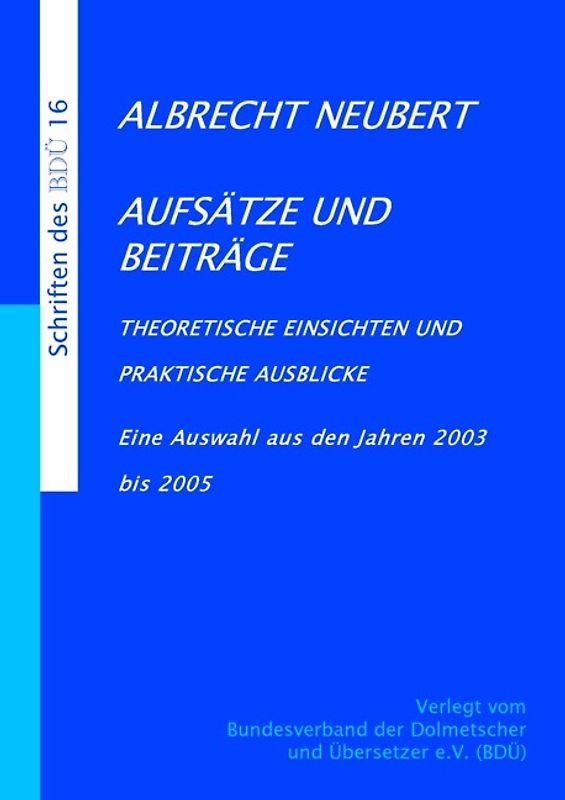 Aufsätze und Beiträge