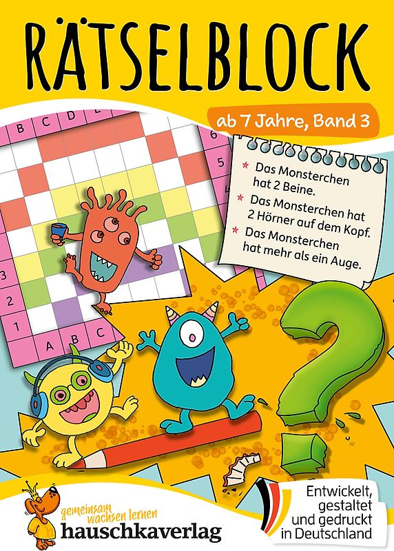 Rätselblock ab 7 Jahre, Band 3