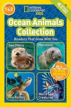 National Geographic Readers: Ocean Animals Collection: Sea Otters / Manatees / Sea Turtles / Weird Sea Creatures