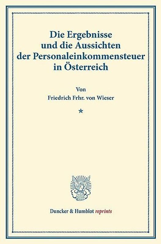Die Ergebnisse und die Aussichten der Personaleinkommensteuer in Österreich.