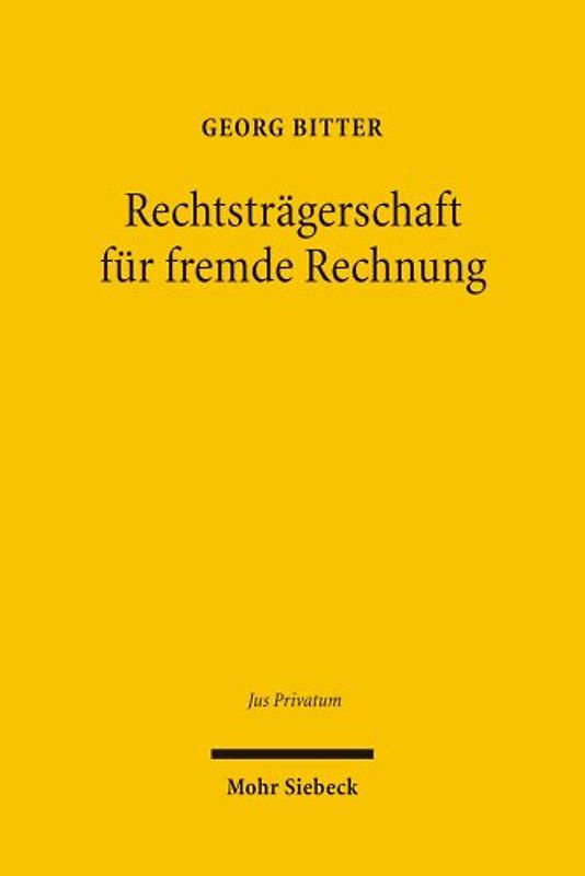 Rechtsträgerschaft für fremde Rechnung