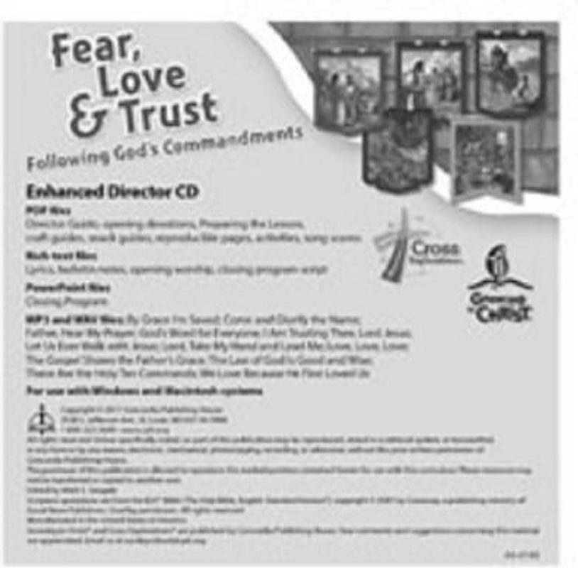 Fear, Love, and Trust: Following God's Commandments - Enhanced Director CD-ROM