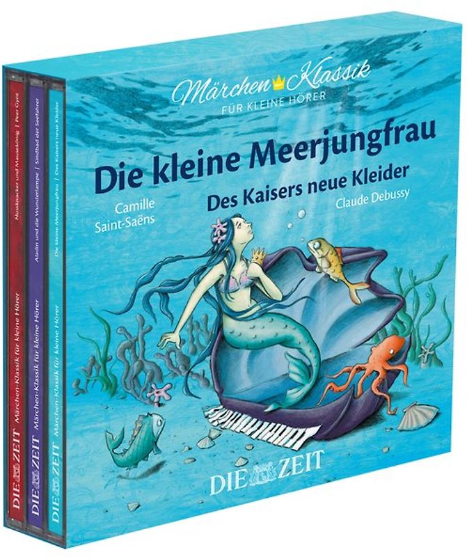 Die kleine Meerjungfrau, Des Kaisers neue Kleider, Aladin und die Wunderlampe, Sindbad der Seefahrer, Nussknacker und Mausekönig, Peer Gynt - Die ZEIT-Edition (3 CDs)