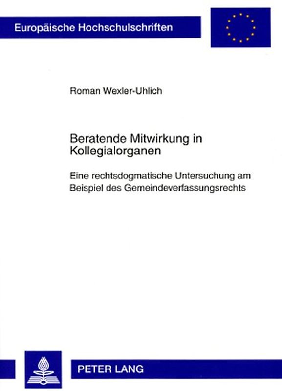 Beratende Mitwirkung in Kollegialorganen