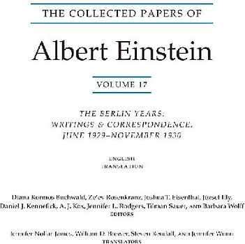 The Collected Papers of Albert Einstein, Volume 17 (Translation Supplement)