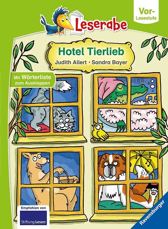 Hotel Tierlieb - Leserabe ab Vorschule - Erstlesebuch für Kinder ab 5 Jahren