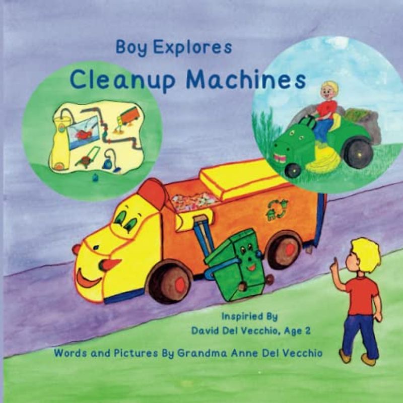 Boy Explores Cleanup Machines