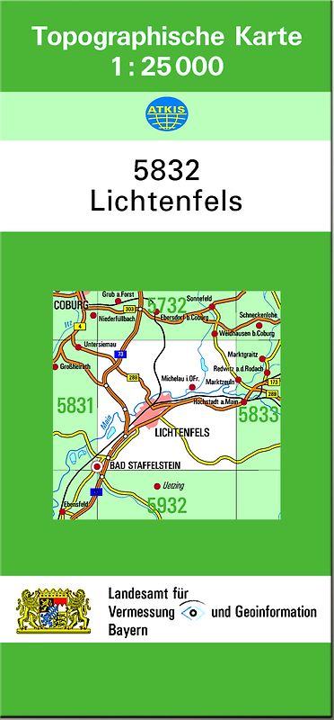 TK25 5832 Lichtenfels