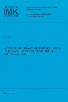 Checkliste und Bewertungskatalog für das Design von Einpersonensteuerständen auf Binnenschiffen