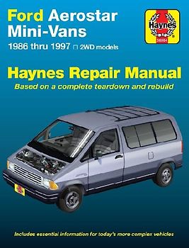 Ford Aerostar Mini-vans (1986-1997) with two wheel drive Haynes Repair Manual (USA)