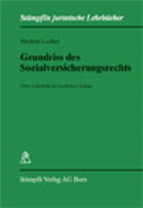Grundriss des Sozialversicherungsrechts