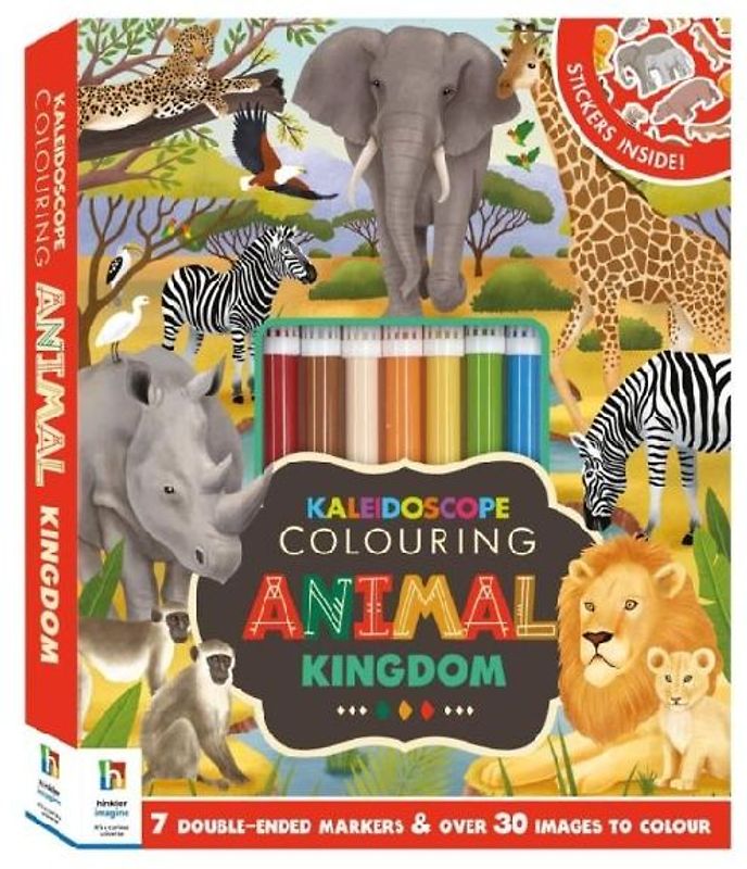 Kaleidoscope Colouring Kit Animal Kingdom