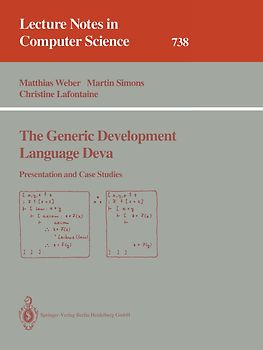 The Generic Development Language Deva